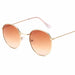 Classic Small Frame Round Sunglasses Women/Men Brand Designer Alloy Vintage Sun Glasses