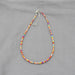Simple Seed Beads Strand Necklace Women String Collar Colorful Handmade Jewelry