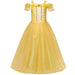 Princess Dress Girls Snow White Cosplay Costume Puff Sleeve Kids Dress