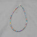 Simple Seed Beads Strand Necklace Women String Collar Colorful Handmade Jewelry