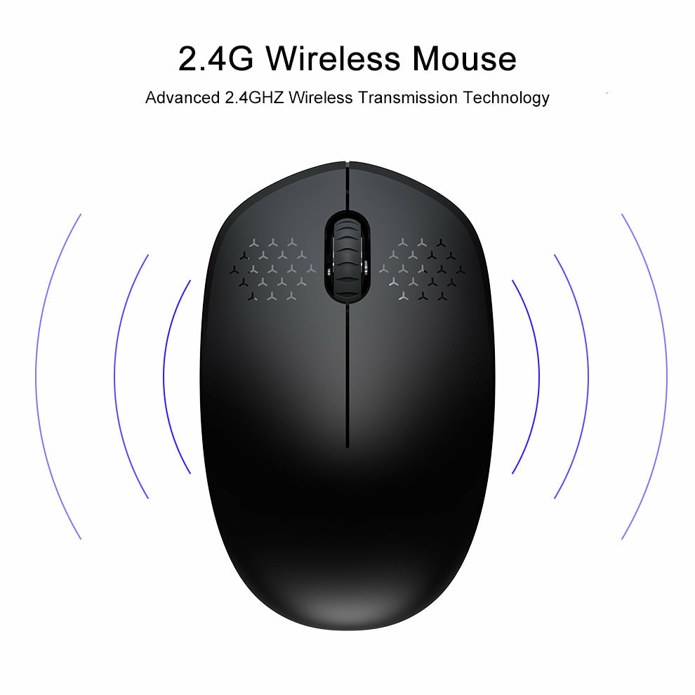 Noiseless Wireless Mouse 2.4GHz Laptop Desktop Notebook | Atom Oracle
