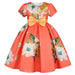 Kids Flower Dress Elegant Causal Princess Party Dresses Girls Children Clothing
