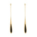 Black Drop Tassel Long Earrings New Fashion Party Luxury Women‘s Jewelry
