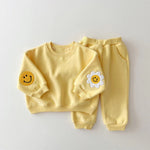 Baby Clothing Sets Children Girls Boys Pullover Tops Pant 2PCS Suits