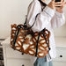 Hollow Out High Capacity Casual Tote Bag For Women Fashion Shoulder Bag