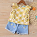 Toddler Girls Summer Clothes 2Pcs Outfits Kids Clothing Girls Suit