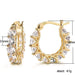 High Quality Cubic Zirconia Women Hoop Earrings Stylish Fashion Jewelry