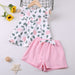 Toddler Girls Summer Clothes 2Pcs Outfits Kids Clothing Girls Suit