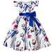 Kids Flower Dress Elegant Causal Princess Party Dresses Girls Children Clothing