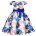 Kids Flower Dress Elegant Causal Princess Party Dresses Girls Children Clothing