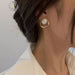 Irregular U-shaped Gold Color Earrings Woman Crystal Fashion Jewelry