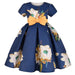 Kids Flower Dress Elegant Causal Princess Party Dresses Girls Children Clothing
