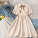 Children's Dress Solid Color Cool Comfortable Girl's Long Frock Dress