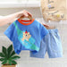 Baby Girls & Boys Clothes Suit Children Fashion Cartoon T-Shirt Shorts 2Pcs/Sets