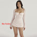 Women Flare Long Sleeve Dress Bandage Robes Sexy Cut Party Club Vestidos
