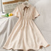 Children's Dress Solid Color Cool Comfortable Girl's Long Frock Dress
