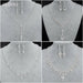 Fashion Bridal Jewelry Sets Women Rhinestone Crystal Necklace Earrings Sets