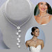 Fashion Bridal Jewelry Sets Women Rhinestone Crystal Necklace Earrings Sets
