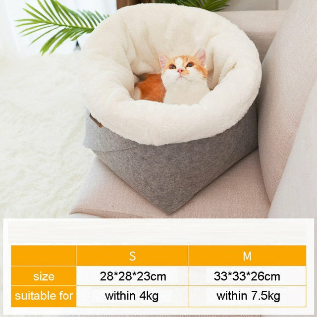 Pet Bed Warming House Soft Dog Cat Sleeping Cushion | Atom Oracle
