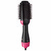 One Step Hair Dryer Hot Air Paddle Styling Hair Straightener Curler Brush - Atom Oracle