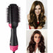 One Step Hair Dryer Hot Air Paddle Styling Hair Straightener Curler Brush - Atom Oracle