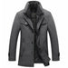 Winter Slim Fit Wool Coat Jackets Men's Casual Warm Outerwear - Atom Oracle