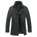 Winter Slim Fit Wool Coat Jackets Men's Casual Warm Outerwear - Atom Oracle