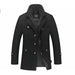 Winter Slim Fit Wool Coat Jackets Men's Casual Warm Outerwear - Atom Oracle