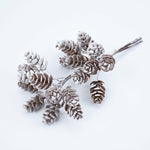 10pcs/Bundle Artificial Plants Fake Pine Cone Handmade Decorative Flowers