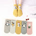 5 Pairs Women Novelty Comfortable Cartoon Heart Animal Print Lovely Cotton Socks