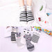 5 Pairs Women Novelty Comfortable Cartoon Heart Animal Print Lovely Cotton Socks