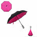 Inverted Umbrella Double Layer sun parasol Rain Ergonomic Reverse Umbrellas - Atom Oracle