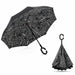 Inverted Umbrella Double Layer sun parasol Rain Ergonomic Reverse Umbrellas - Atom Oracle