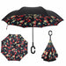 Inverted Umbrella Double Layer sun parasol Rain Ergonomic Reverse Umbrellas - Atom Oracle