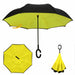 Inverted Umbrella Double Layer sun parasol Rain Ergonomic Reverse Umbrellas - Atom Oracle