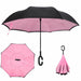 Inverted Umbrella Double Layer sun parasol Rain Ergonomic Reverse Umbrellas - Atom Oracle