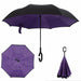 Inverted Umbrella Double Layer sun parasol Rain Ergonomic Reverse Umbrellas - Atom Oracle