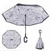 Inverted Umbrella Double Layer sun parasol Rain Ergonomic Reverse Umbrellas - Atom Oracle