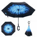 Inverted Umbrella Double Layer sun parasol Rain Ergonomic Reverse Umbrellas - Atom Oracle