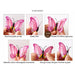 12Pcs Mixed Color Double Layer Butterfly 3D Wall Sticker Home Decoration Magnet Butterflies stickers