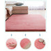 Fluffy Carpet Rugs For Bedroom/Living Room Large Size Rectangle Plush Anti-Slip Soft Carpet