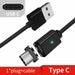 3 In 1 Magnetic USB Charging Cable For iPhone Android Fast Charging Data Wire Cord 2020 - Atom Oracle