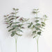 1PC Artificial Leaves Branch Retro Green Silk Eucalyptus Leaf Home Decor