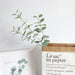 1PC Artificial Leaves Branch Retro Green Silk Eucalyptus Leaf Home Decor