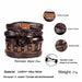 Vintage Multilayer Leather Braid Bracelets Star Leaf Owl Handmade Unisex Bracelets