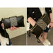 Luxury Women PU Leather Handbag Brand Designer Double Zipper Rivet Clutch Bags