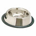 Pet Bowl Plate Stainless Steel Metal Dog Cat Food Water Bowl With Anti-slip Pad - Atom Oracle