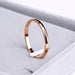 Stainless Steel Rings Anti-Allergy Smooth Simple Wedding Couple Rings