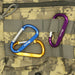 Aluminium Alloy D Shape Buckle Carabiner Survival Key Chain Hook Clip Backpack Buckle Keychain