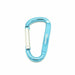 Aluminium Alloy D Shape Buckle Carabiner Survival Key Chain Hook Clip Backpack Buckle Keychain